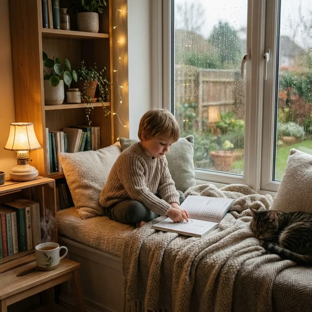 Sopas de Letras Relajantes para Niños con Ansiedad