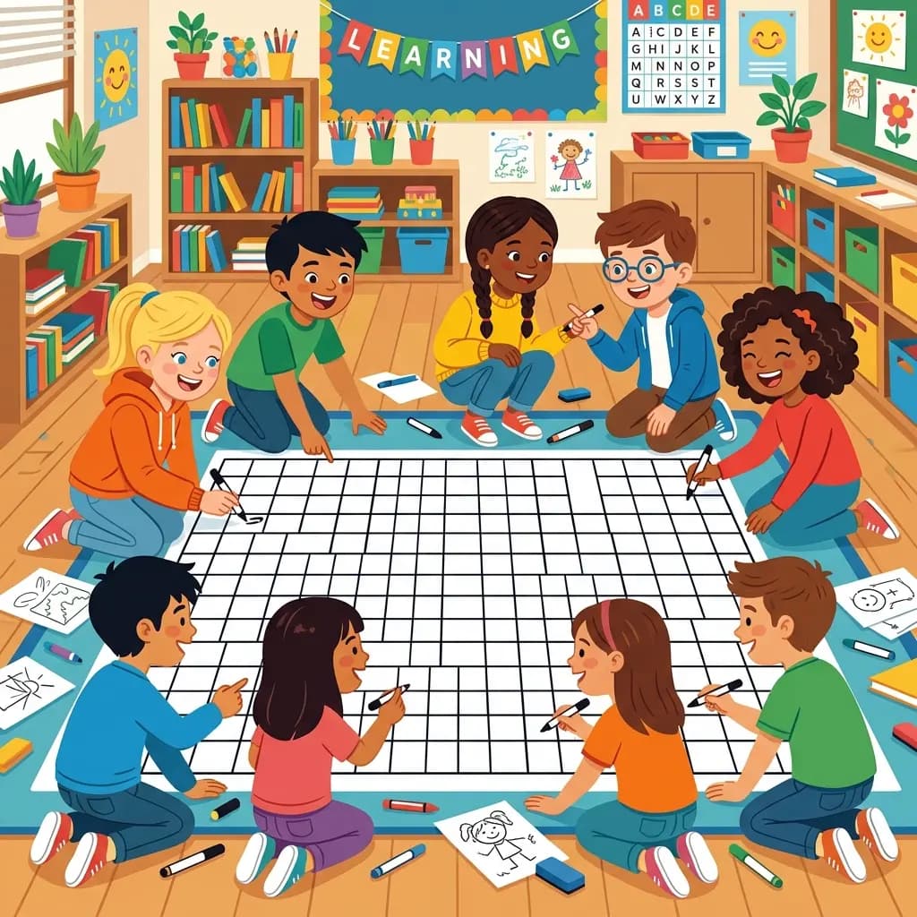 Mots croisés par matière scolaire | PuzzleGenio