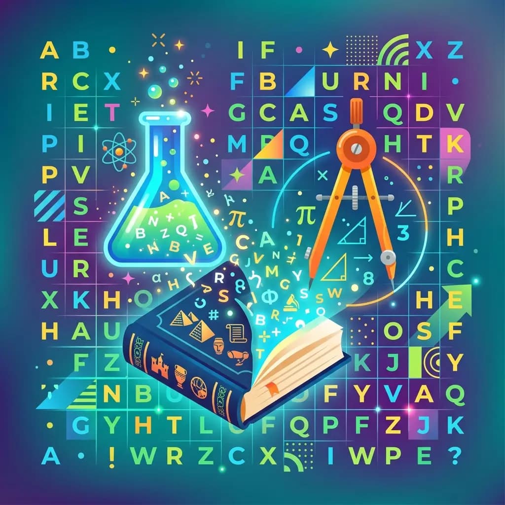 Mots Mêlés Personnalisés par Matière | PuzzleGenio