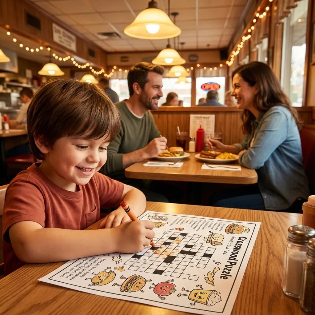 Custom Placemat Puzzles for Kids - Restaurant Guide
