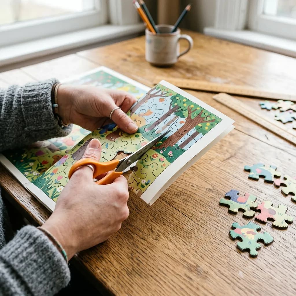 Rompecabezas Para Imprimir y Recortar PDF | PuzzleGenio