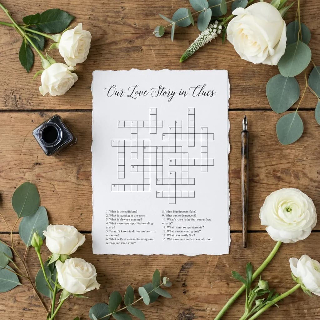 The Ultimate Guide to Creating a Custom Wedding Crossword