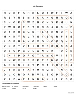 Cuadernillo de sopas de letras para imprimir en PDF