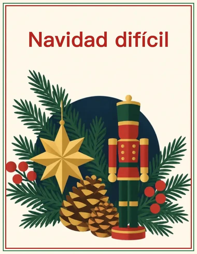 Sopa de letras de Navidad difícil para imprimir