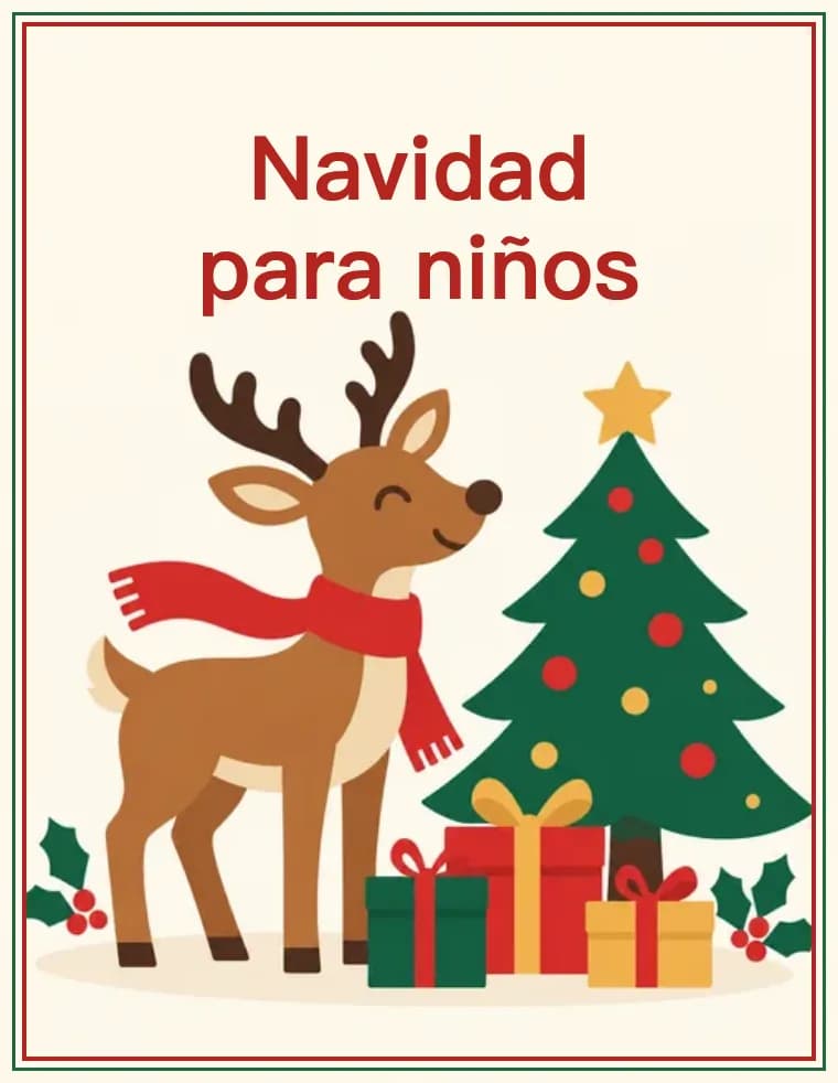 Sopa de letras de Navidad para niños para imprimir