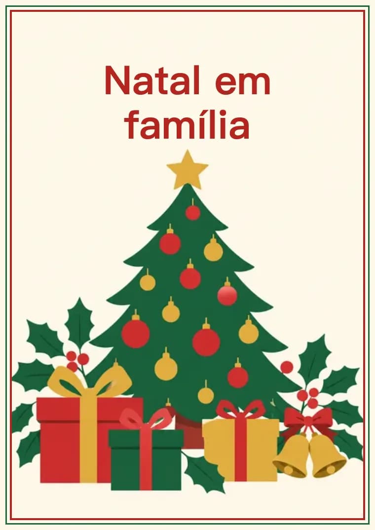 Caça-palavras para imprimir – Natal em família